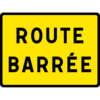 Route-barree